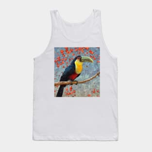 Toucan Tropical Rainforest Bird Painting Tank Top